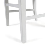 Farmhouse Acacia Wood Dining Chairs Set of 2 - X-Back Design, 300 lbs Capacity, 35.5" H x 17.75" W, Natural Wood Finish