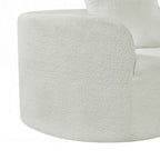 Modern Curved Sectional Sofa with Pearl Upholstery, High-Density Foam, 5-Seater for Living Room