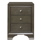 19-Inch Nightstand with 3 Drawers