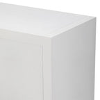 Modern 4-Door Sideboard with 3 Adjustable Shelves - MDF Storage Cabinet for Dining Room Kitchen - Elegant Design
