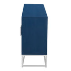 Modern 4-Door Sideboard with 3 Adjustable Shelves - MDF Storage Cabinet for Dining Room Kitchen - Elegant Design