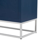 Modern 4-Door Sideboard with 3 Adjustable Shelves - MDF Storage Cabinet for Dining Room Kitchen - Elegant Design