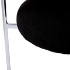 Modern Fabric Dining Chairs with Metal Legs - Set of 2/4, Upholstered Arm Chairs, 265 lbs Capacity