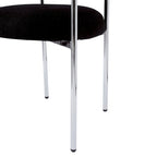 Modern Fabric Dining Chairs with Metal Legs - Set of 2/4, Upholstered Arm Chairs, 265 lbs Capacity