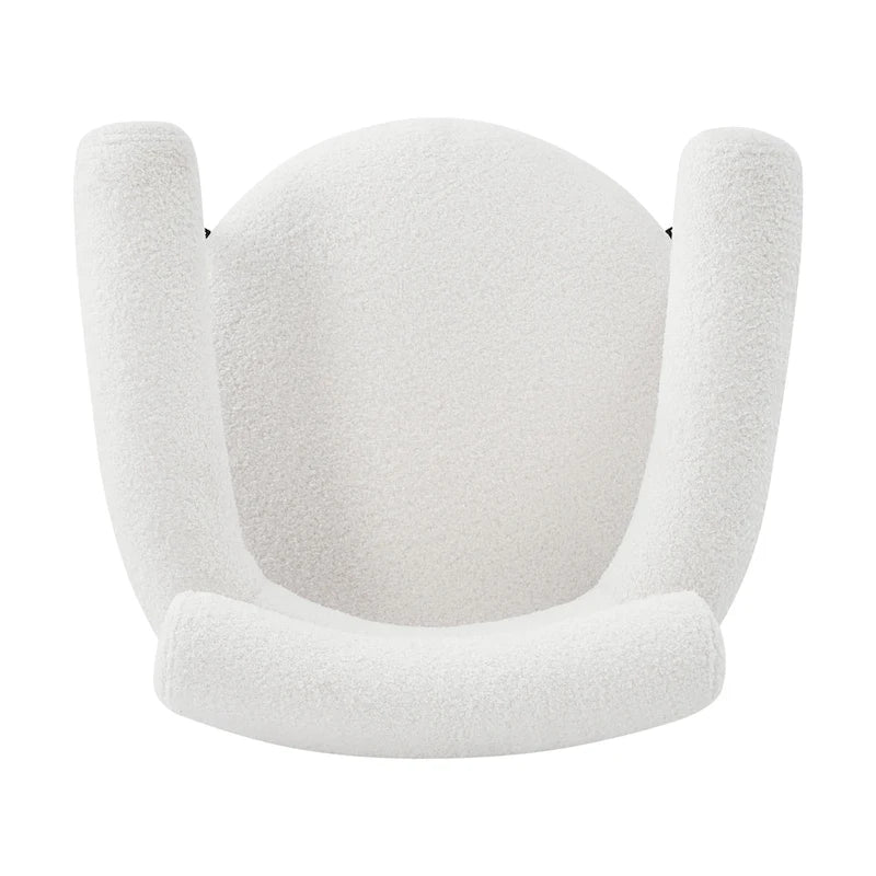 Modern Fabric Dining Chairs with Metal Legs - Set of 2/4, Upholstered Arm Chairs, 265 lbs Capacity