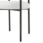 Modern Fabric Dining Chairs with Metal Legs - Set of 2/4, Upholstered Arm Chairs, 265 lbs Capacity