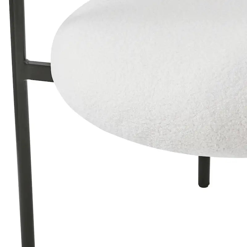 Modern Fabric Dining Chairs with Metal Legs - Set of 2/4, Upholstered Arm Chairs, 265 lbs Capacity