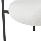 Modern Fabric Dining Chairs with Metal Legs - Set of 2/4, Upholstered Arm Chairs, 265 lbs Capacity